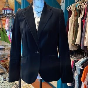Ralph Lauren, classic black velvet blazer.